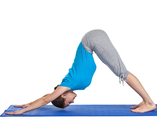 Yoga Asanas til hårfald - Adho Mukha Svanasana