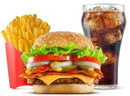 Fastfood spiser usundt