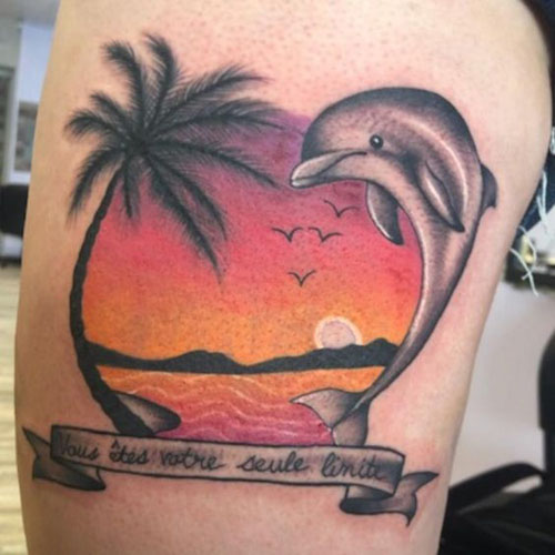 Dolphin Tattoo Designs 4