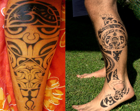 Ben Maori tatoveringsdesign til drenge