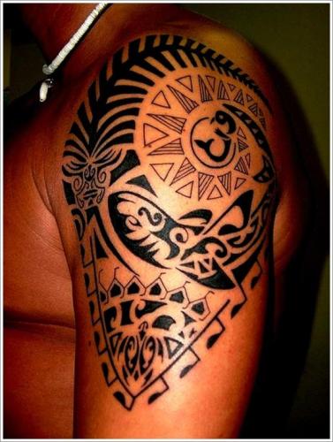Mellemlange Maori-tatoveringsdesigner