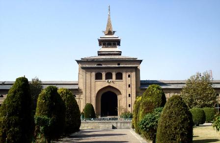 jama Masjid steder i srinagar at besøge