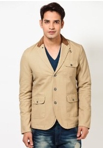 UCB Cream Color Blazer til mænd
