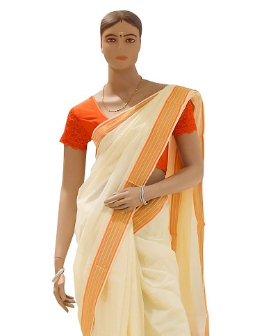 Kész blúz Kerala Saree -hez