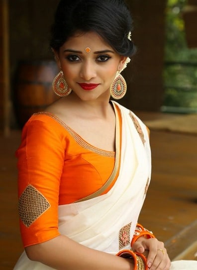 Kerala Saree tervező blúzzal