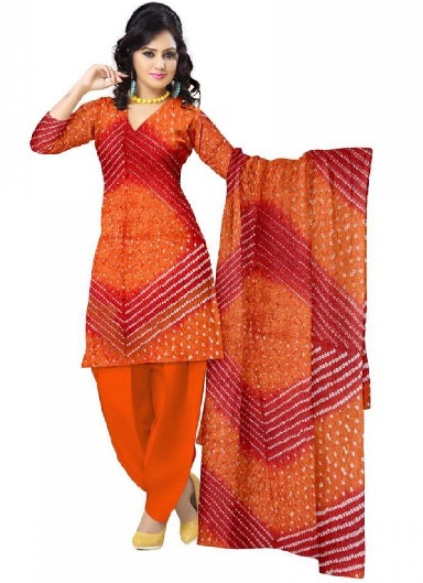 Chunri nyomtatás Salwar Kameez