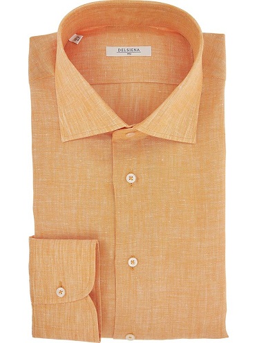 Cutaway Orange skjorte til mænd