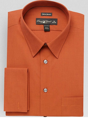 Burnt Orange French Placket férfi póló