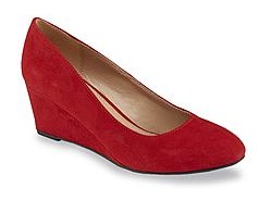 Deep Red Wedges Sko til kvinder
