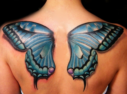 Pillangószárny tetoválás