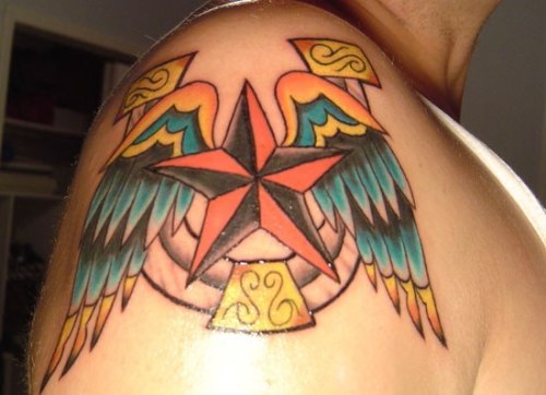 Star Wings Tattoo
