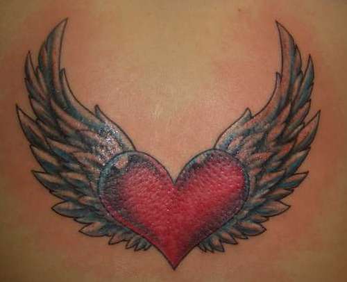 Szív Szárnyak Tetoválás