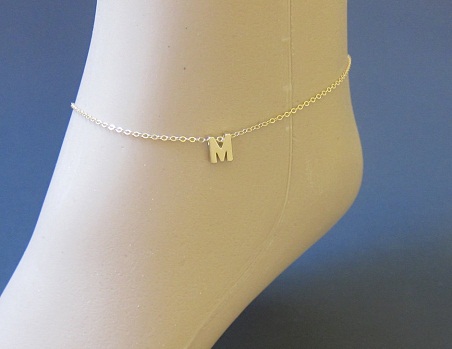 Indledende Gold Design Anklet