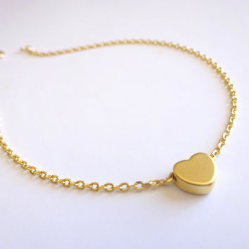 Hjerte designet anklet