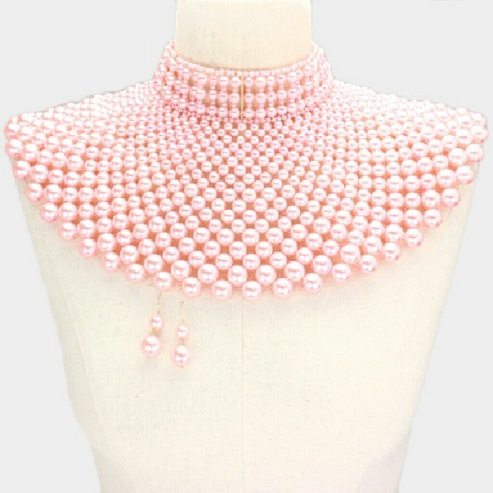 Armor Choker Pearl sæt