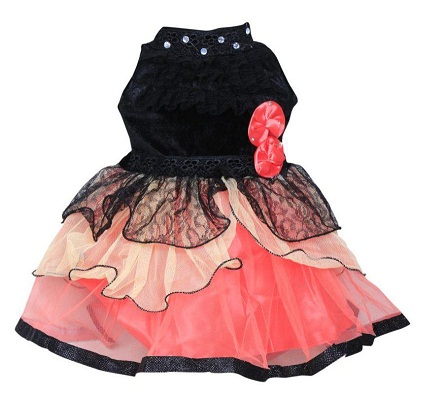 Baby Velvet Net Fancy Frock