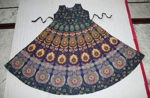Rajasthani Print Ladies Fancy Frock