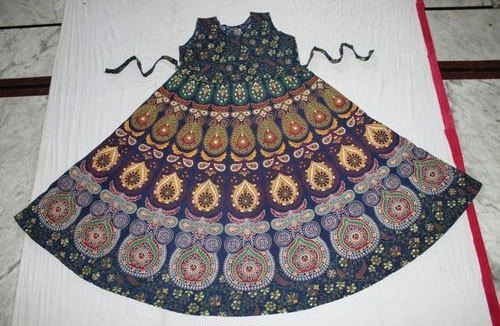 Rajasthani Print Ladies Fancy Frock