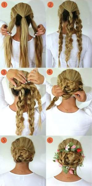 The Low Braid Bun