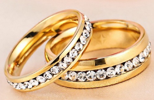 Soros gyémánt arany eljegyzési gyűrű