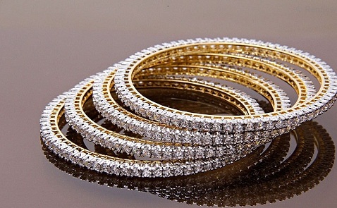 Diamond Bangles sæt