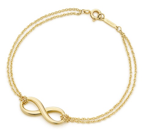 18K guld uendelig anklet til babyer