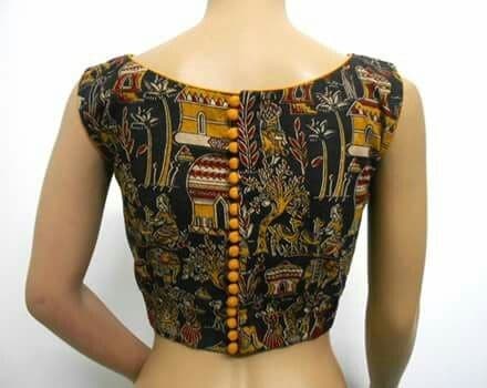 Kalamkari designerbluse