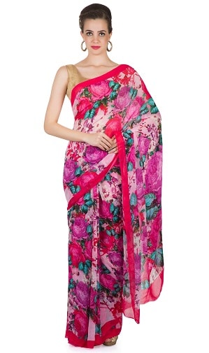 Multi Color Georgette Sarees