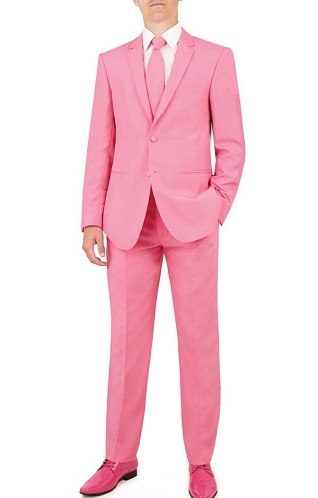 Pink jakkesæt