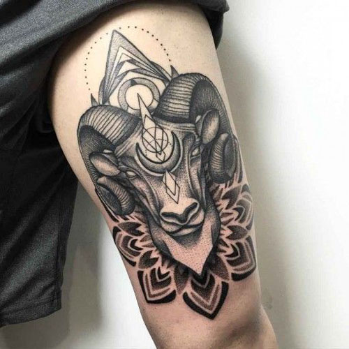 Vædderen Tattoo Designs 6