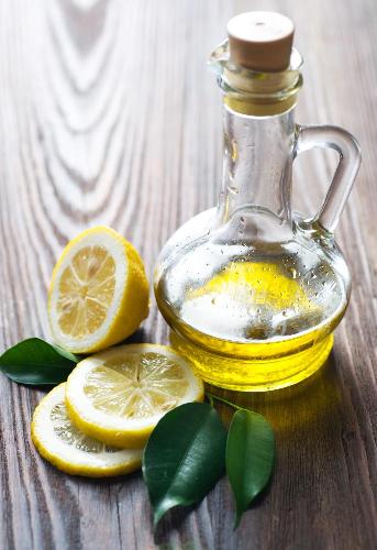 Olivenolie og citronsaft