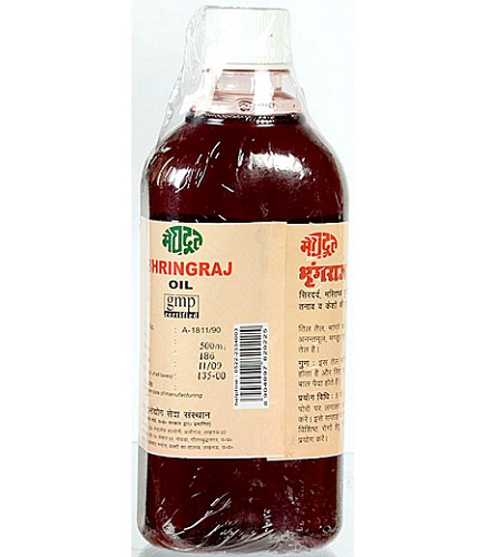 Ayurvediske olier for at forhindre hårfald - Bhringraj olie