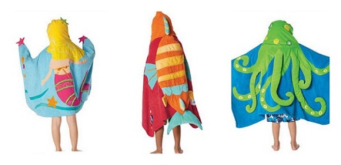 Farverigt badehåndklæde til børn