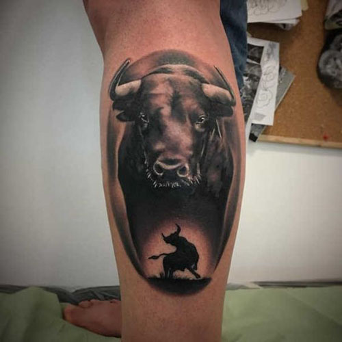 Bedste Bull Tattoo Designs