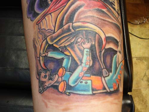 Bull Fighting Tattoo Designs til kvinder