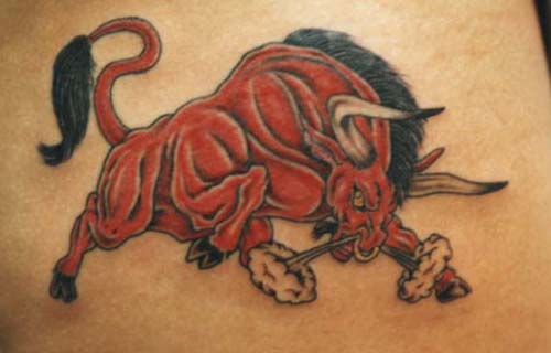 Red Bull Tattoo Design til mænd