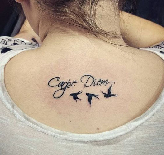 Bedste Carpe Diem Tattoo Designs 2