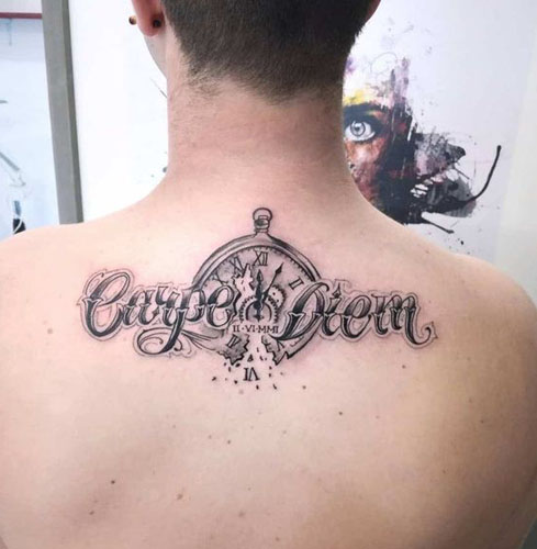A legjobb Carpe Diem tetoválási minták 4