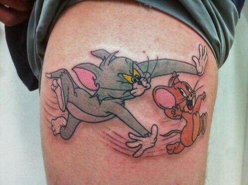Tom & amp; Jerry Tattoo Designs