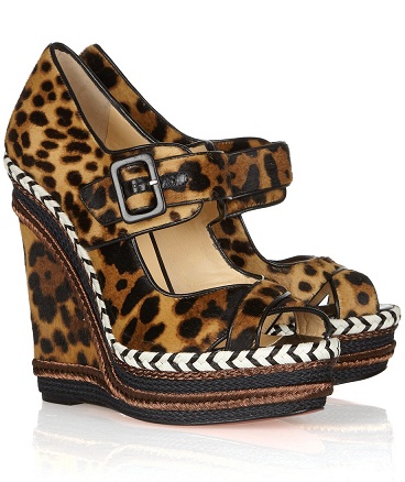 Animal Print Designer szandál