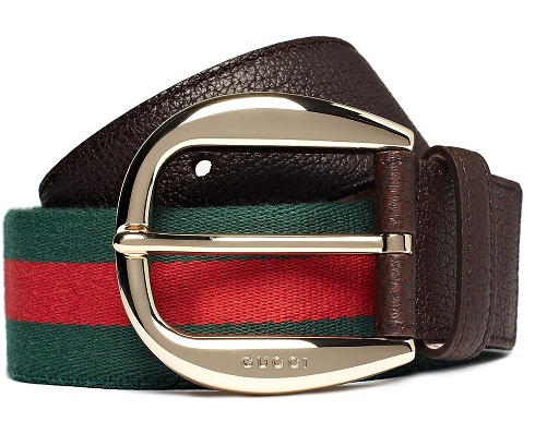 Stripbælte fra Gucci
