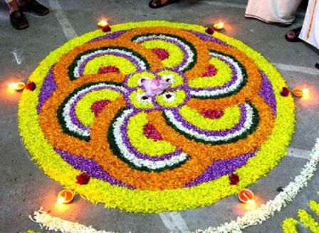 Blomst Rangoli