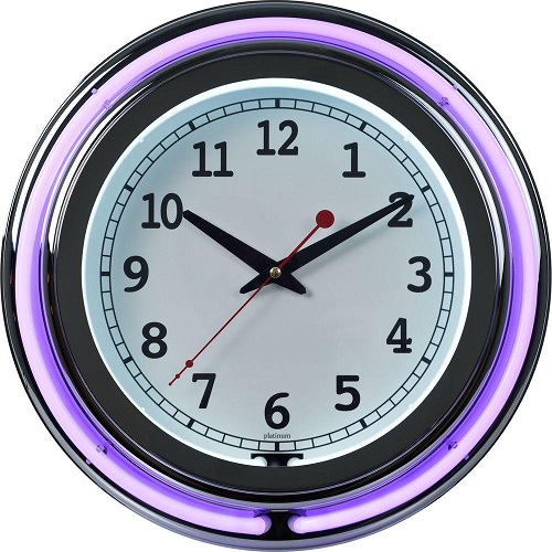 Lilla neon ur