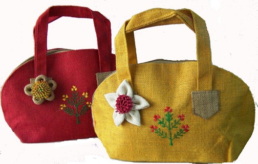Gyönyörű designer juta táskák nőknek