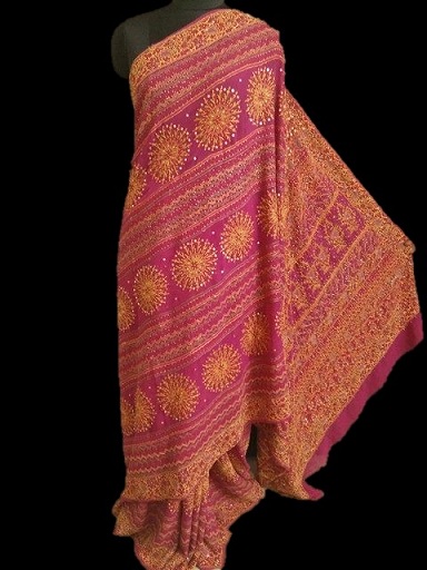Chiffon Chikankari Saree
