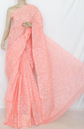 Fersken Chikankari Saree
