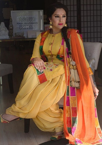 Punjabi traditionel Salwar Kurta