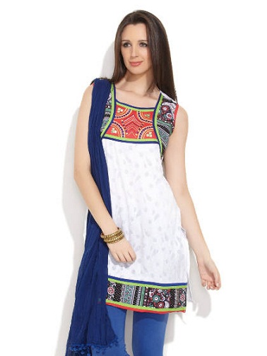 Punjabi Jacquard Kurti