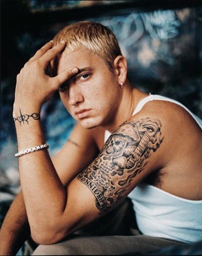 Eminem Eyes Tattoo