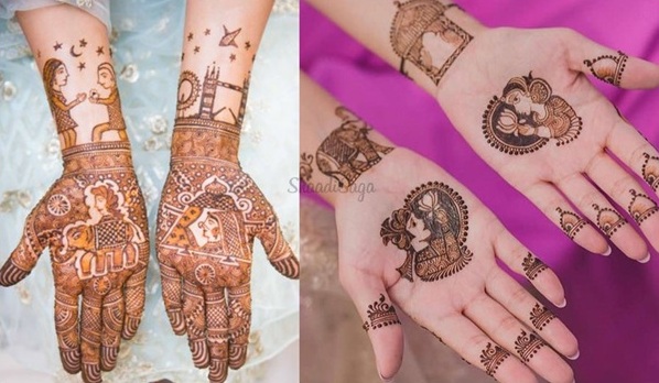 Billeder i Engagement Mehndi Designs